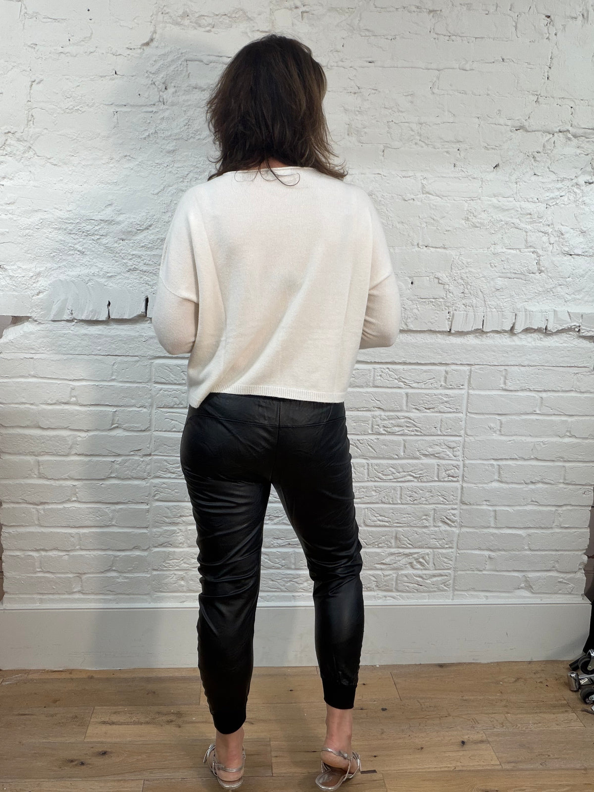 Vegan Leather Jogger