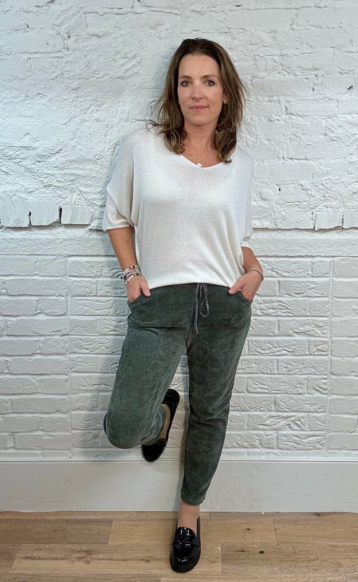 The Ella Chenille Trousers