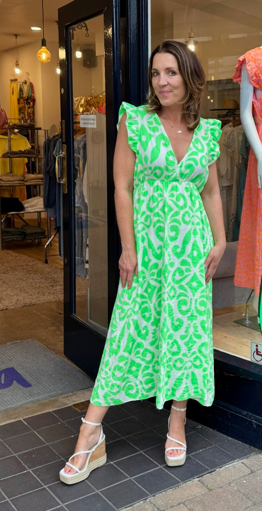 Isla Ruffle Maxi Dress