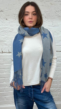 The Astrid Cashmere Mix Star Scarf