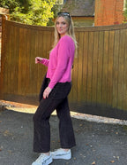 Short Two Pocket Round Neck