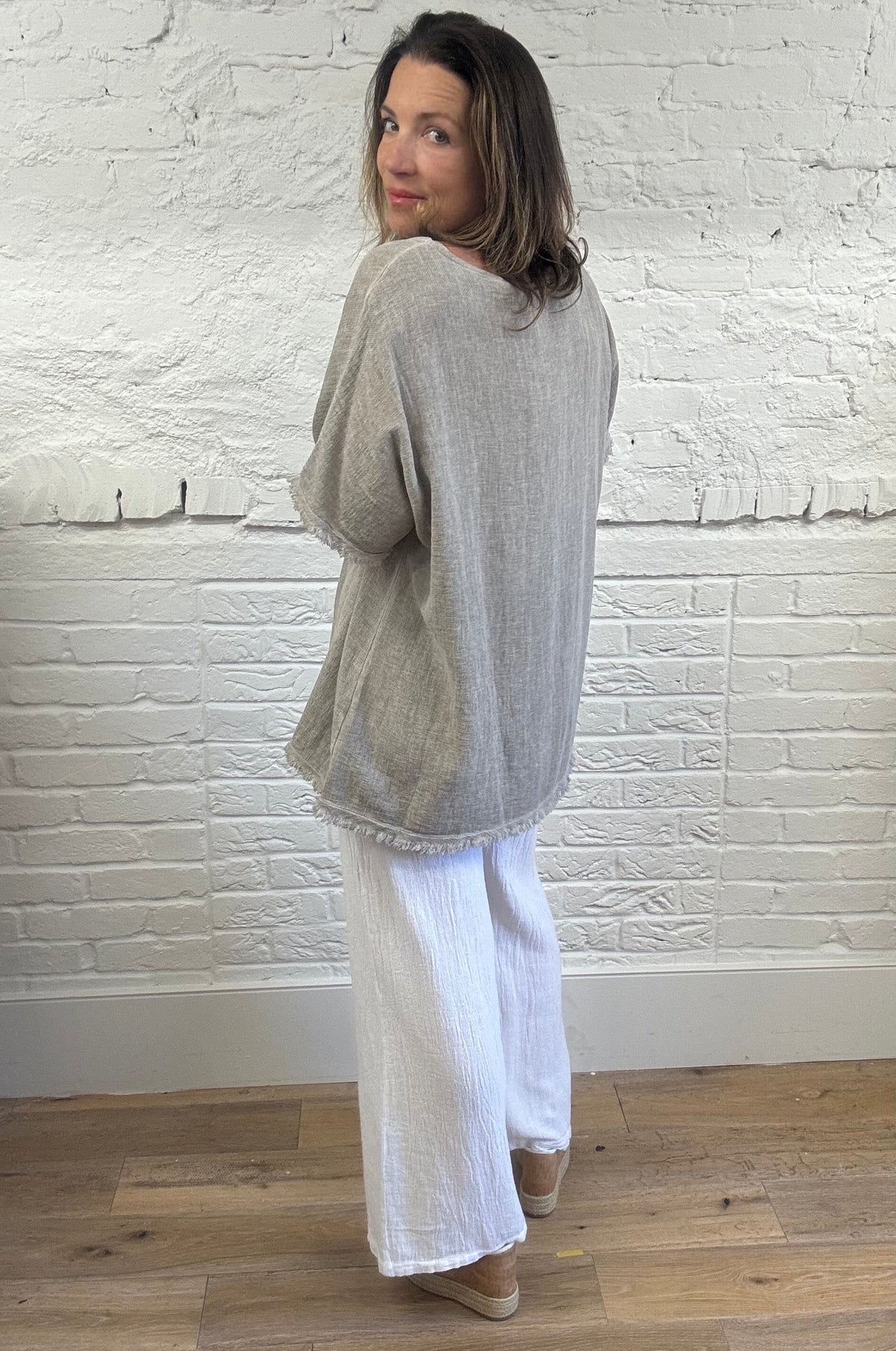 Coastal Breeze Fringe Top