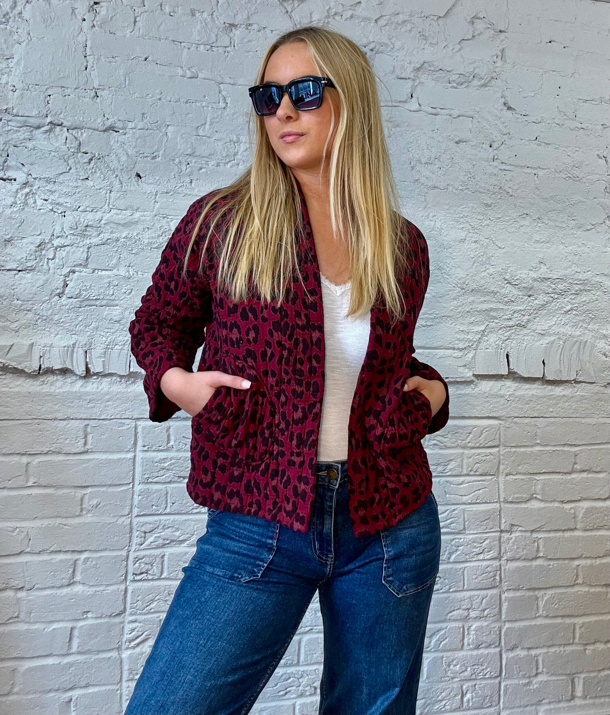 Leopard Quilted Jacket