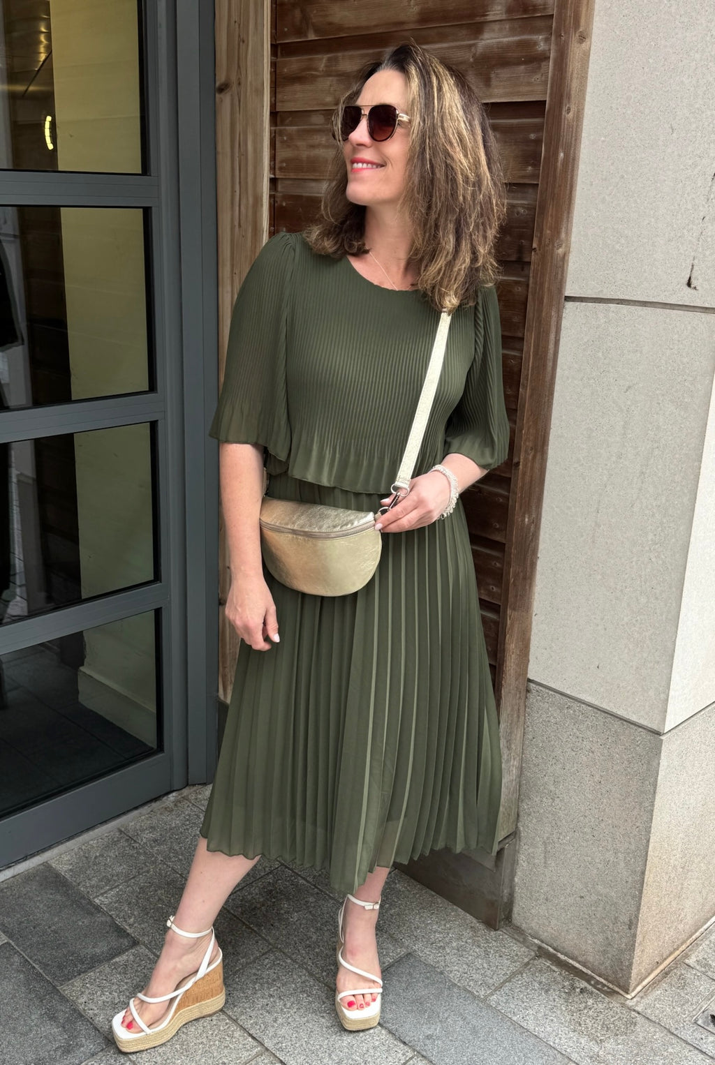 Anais Layered Chiffon Dress