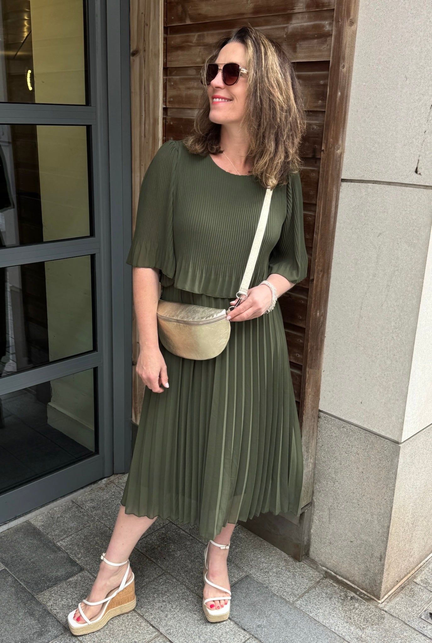 Anais Layered Chiffon Dress