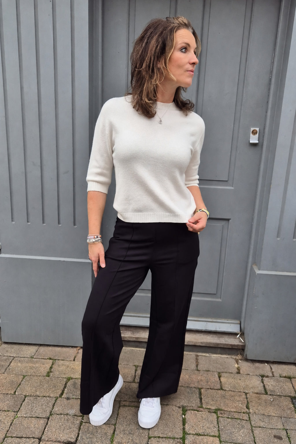 Amata Wide Leg Trousers