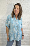 Dandelion Dream Roll-Sleeve Top