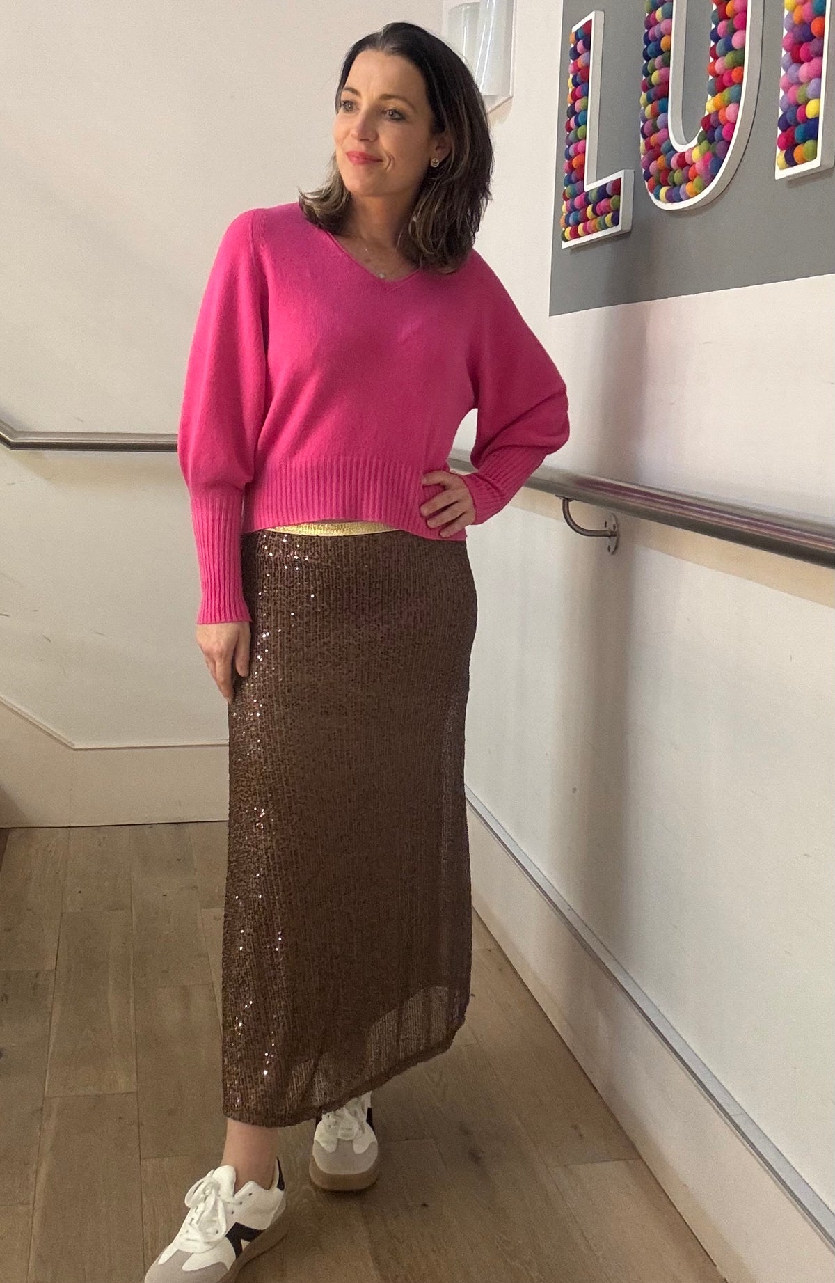 Sequin skirt