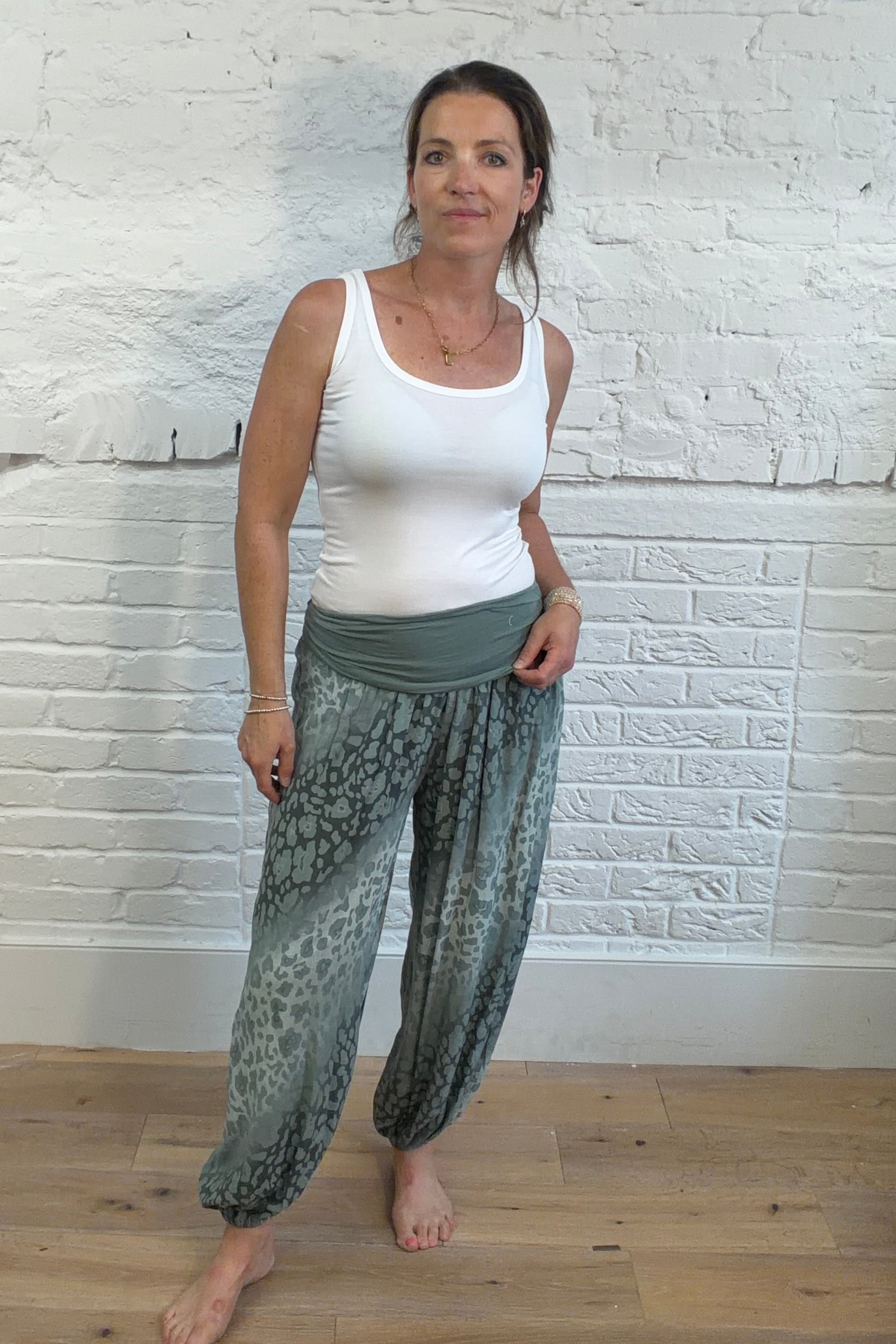 Leopard Print Hareem Trouser