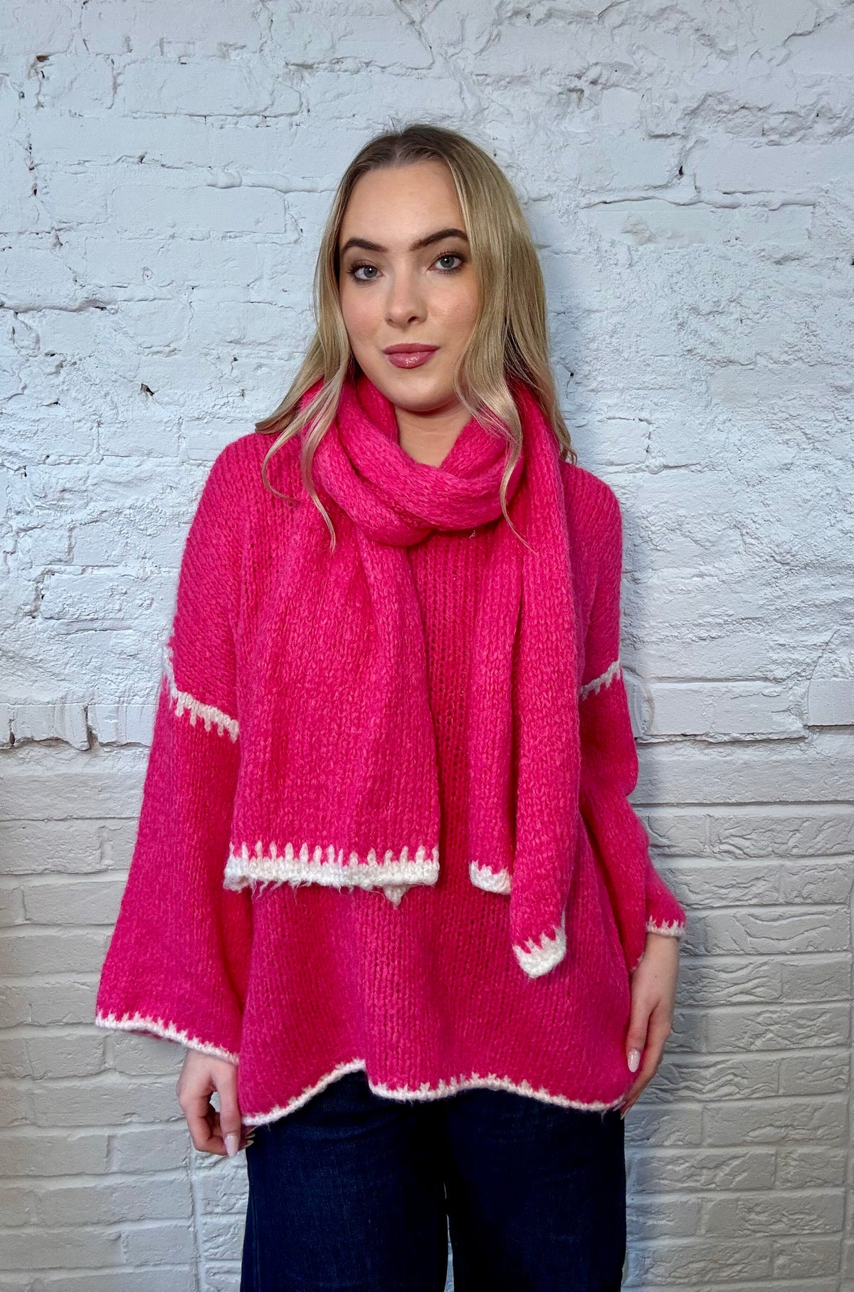 The Oona Knit & Scarf Set