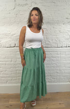 Annie Tiered Maxi Skirt