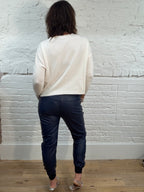 Vegan Leather Jogger