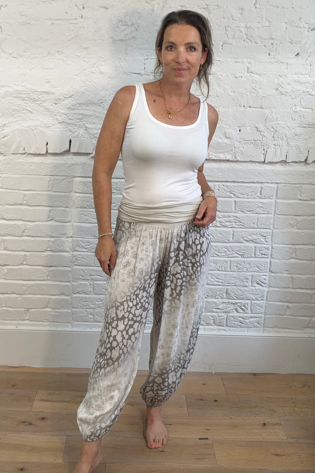 Leopard Print Hareem Trouser