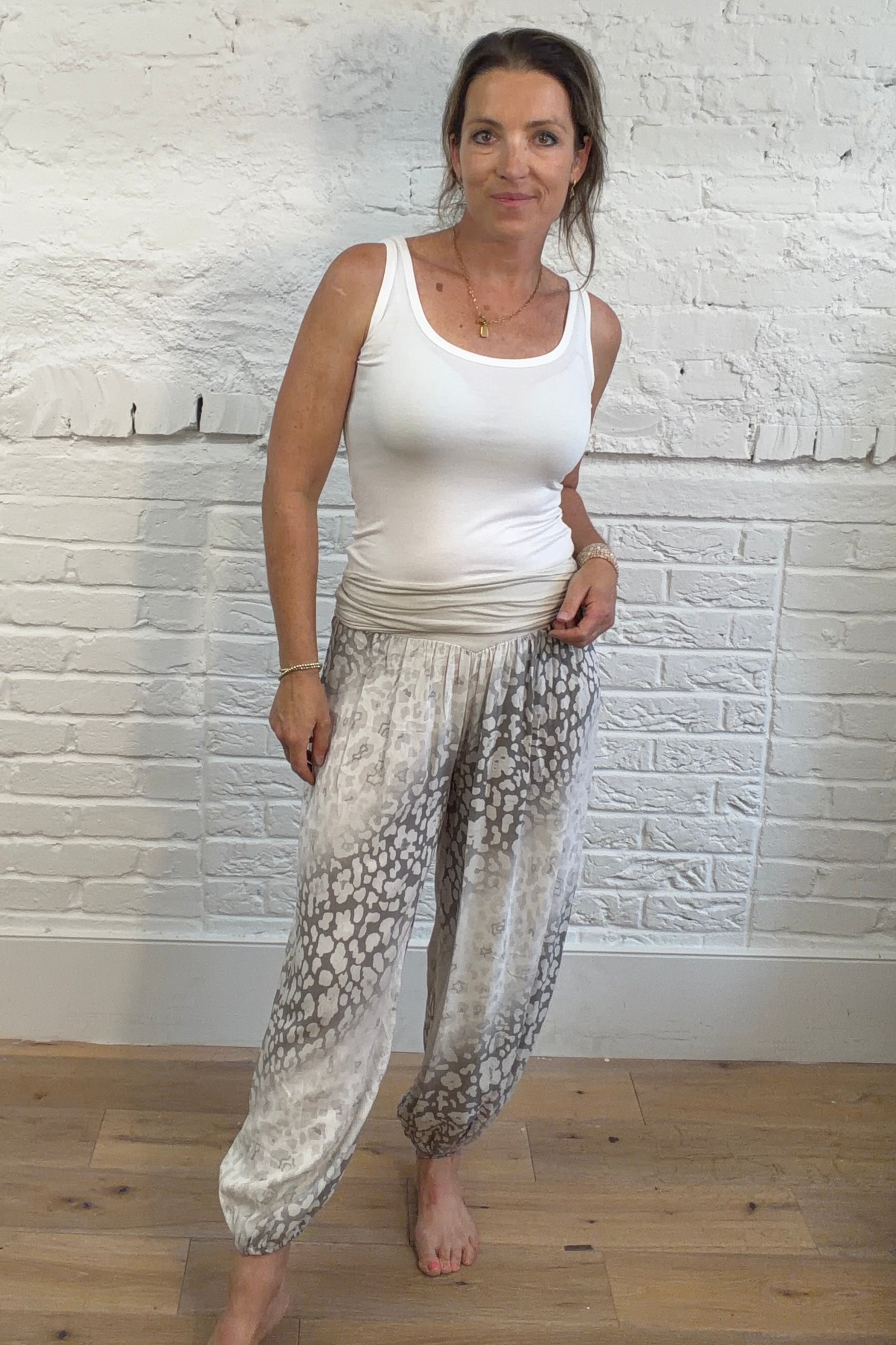 Leopard Print Hareem Trouser