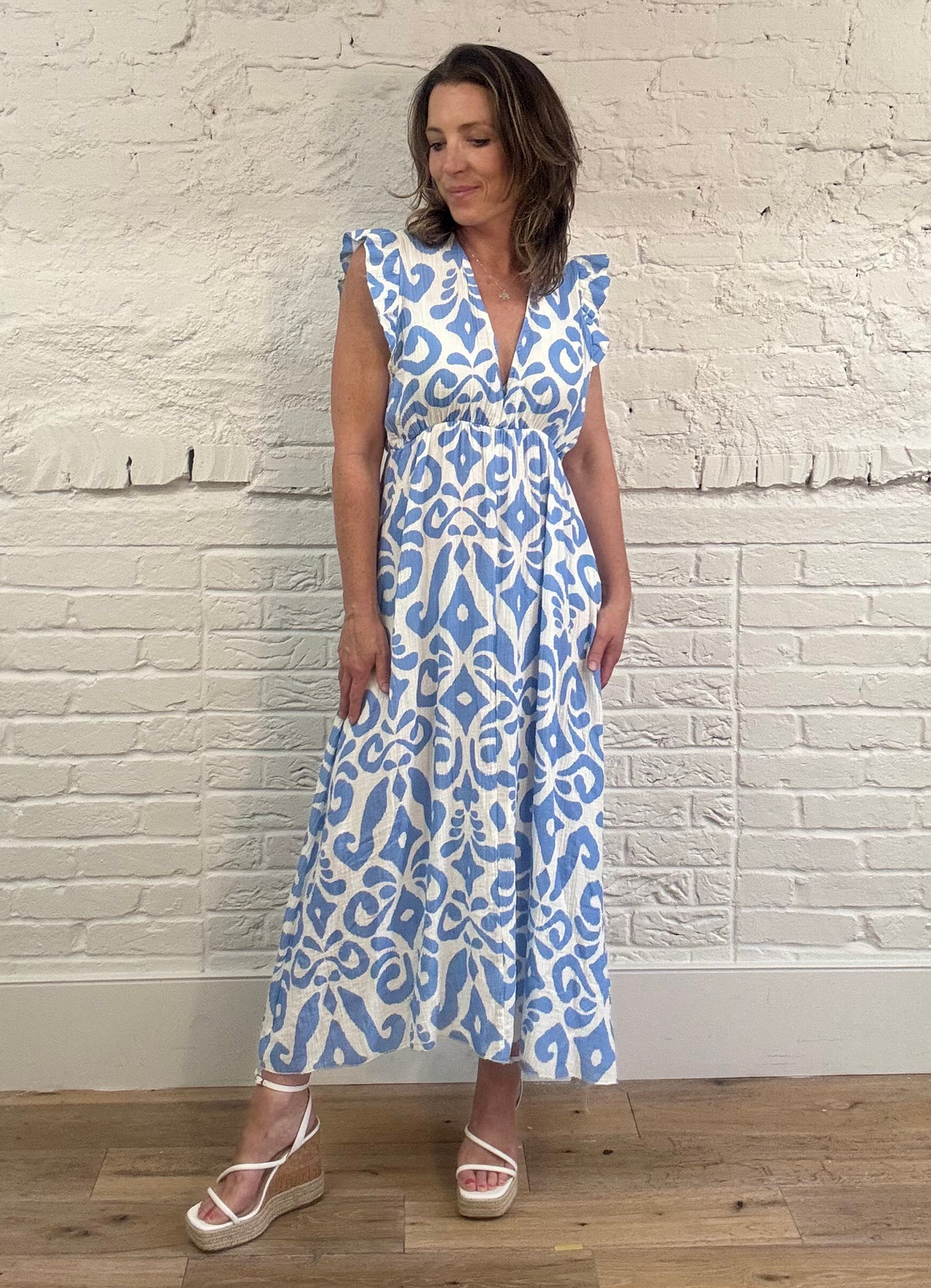 Isla Ruffle Maxi Dress