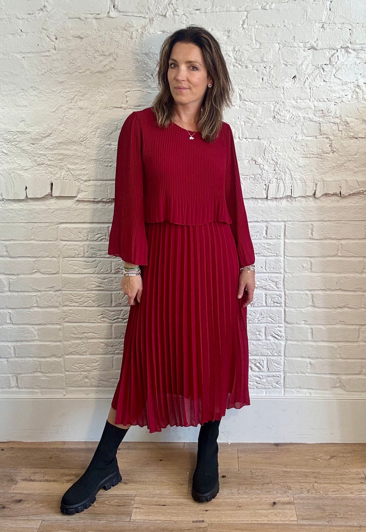 Serenity Layered Chiffon Dress