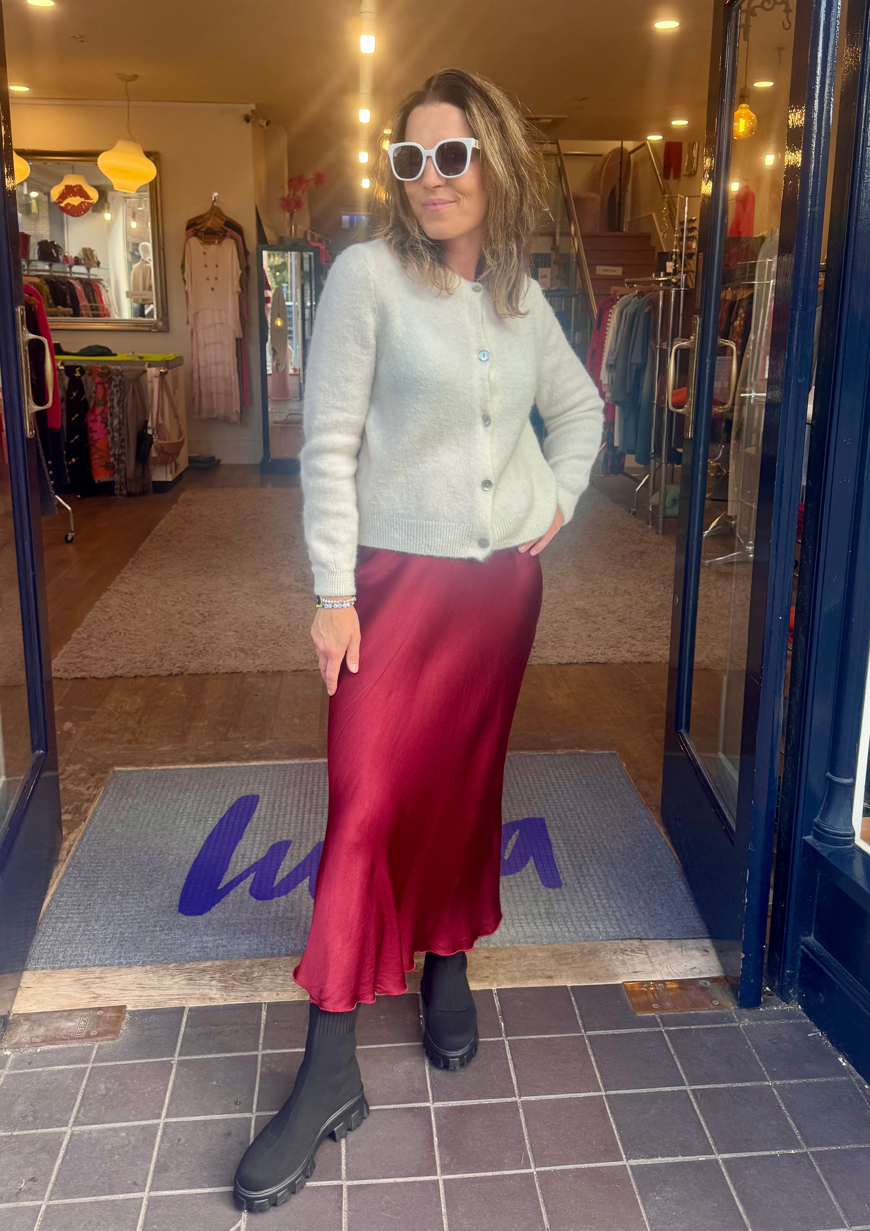 Sasa Satin Skirt