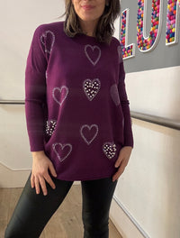 Pearl Heart Jumper