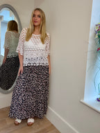 Animal Print Skirt