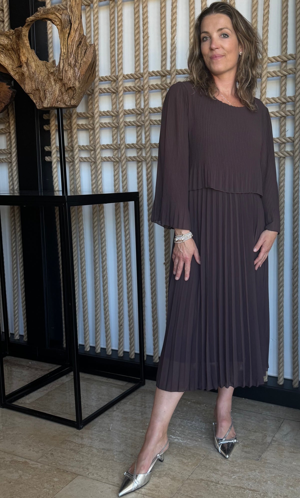 Serenity Layered Chiffon Dress