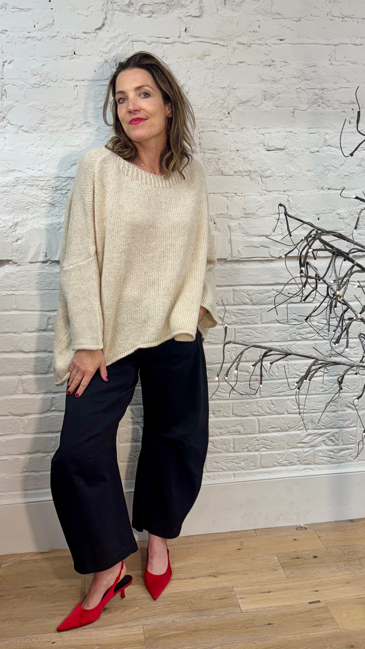 The Teagan Oversized Hi Lo Sweater