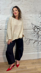 The Teagan Oversized Hi Lo Sweater