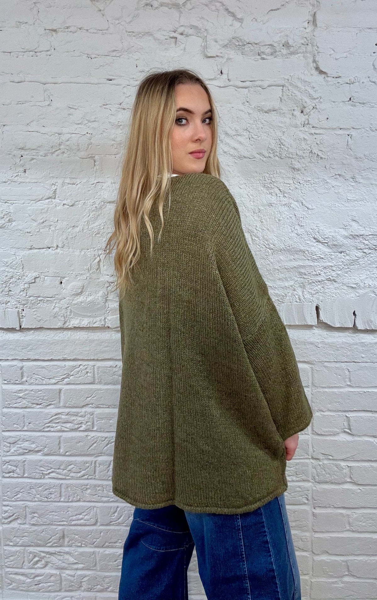 The Teagan Oversized Hi Lo Sweater