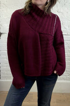 Benedetta Zip Collar Cardigan