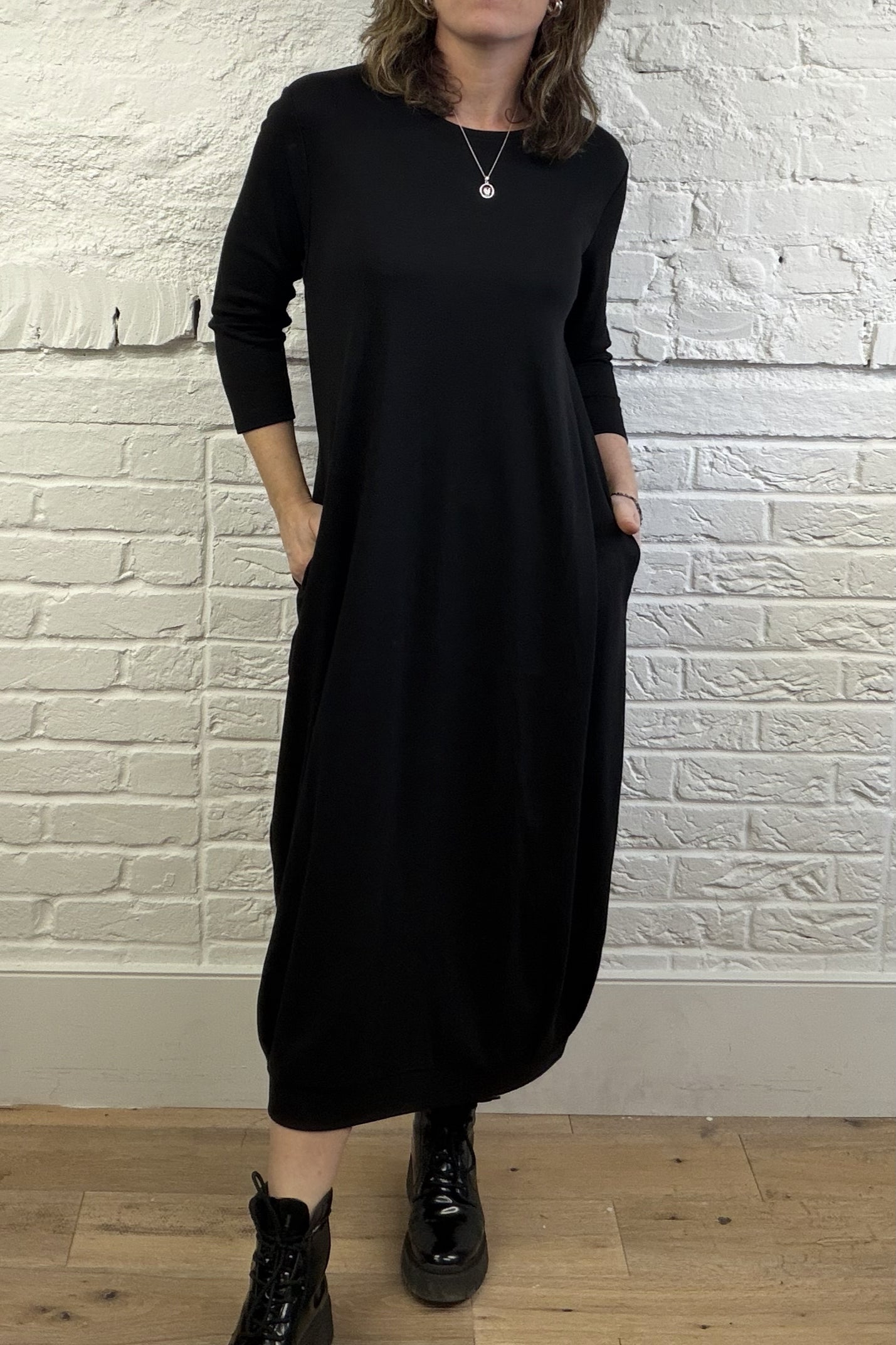 Carmela Banded Hem Jersey Dress