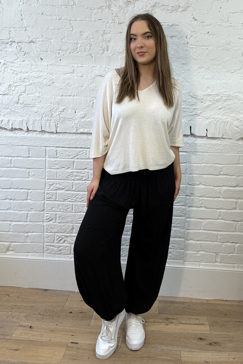 Pantalones harén clásicos (10-20)