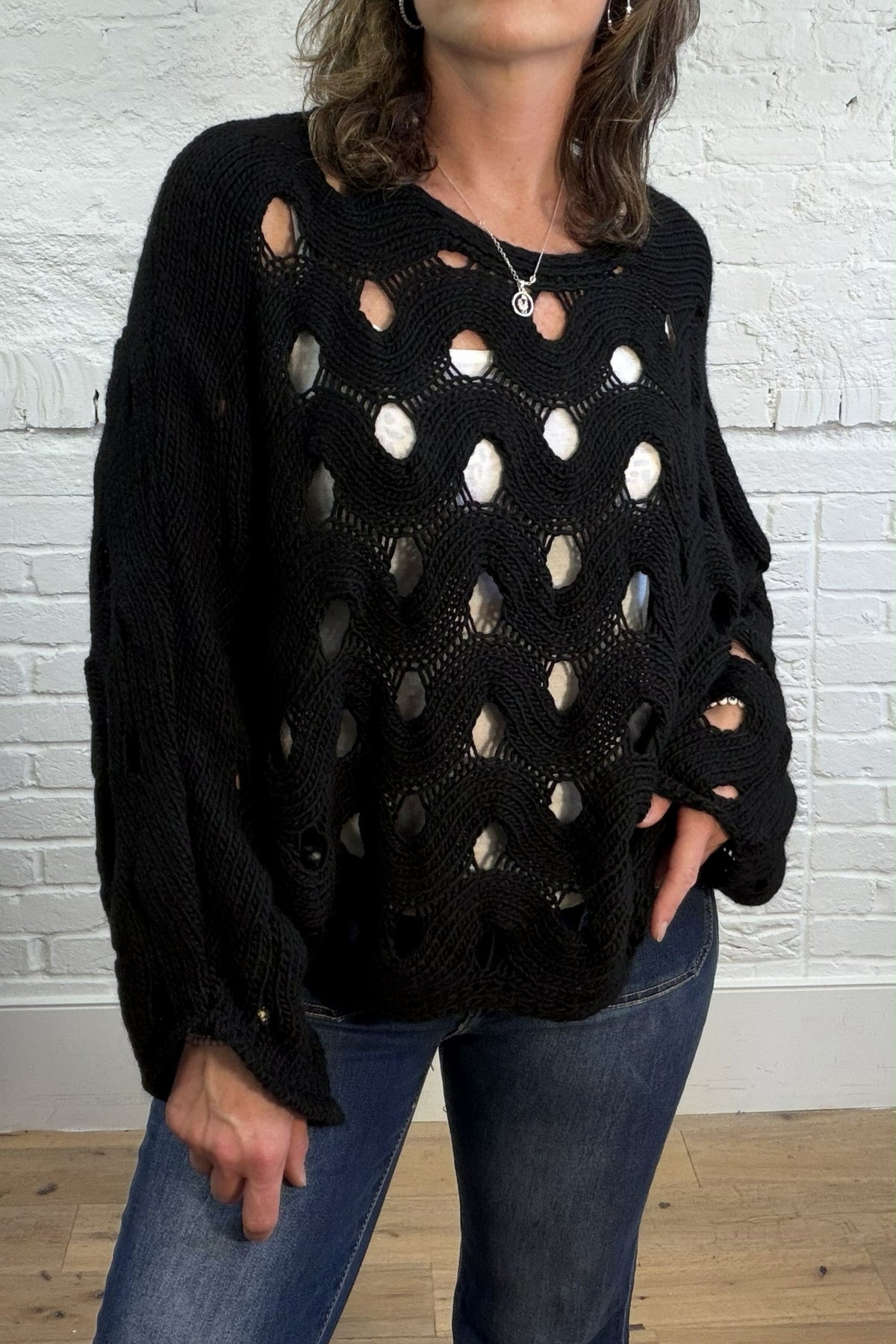 Grazia Open Knit Jumper