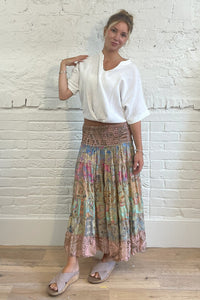 Boho Patchwork Skirt