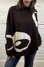 Agata Retro Circle Oversized Knit