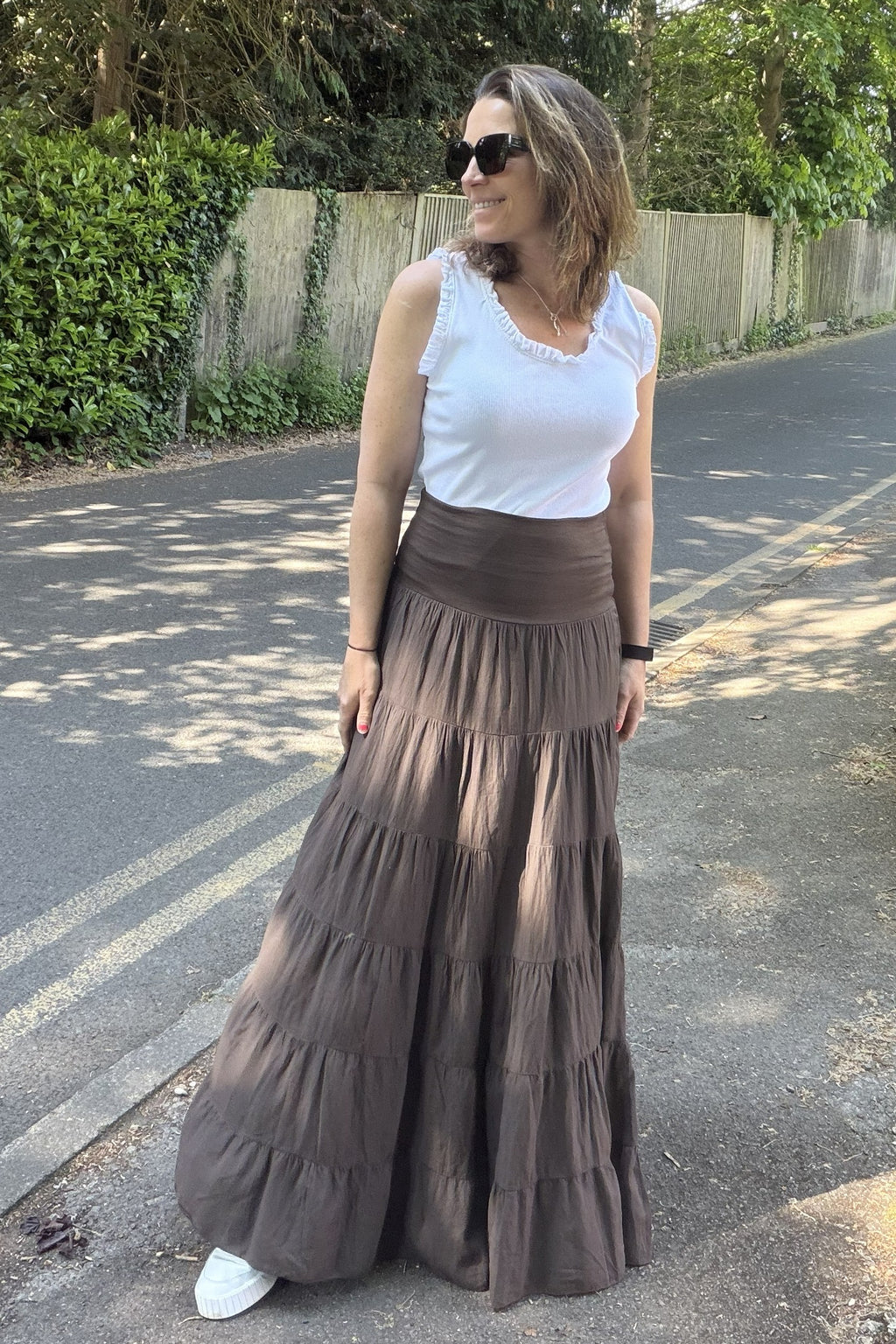 Maxi Skirt With Waistband