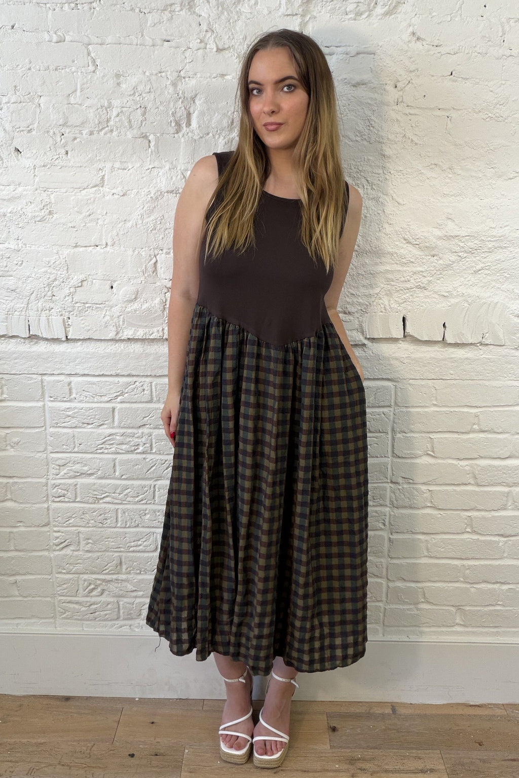 Paige Checked Dress