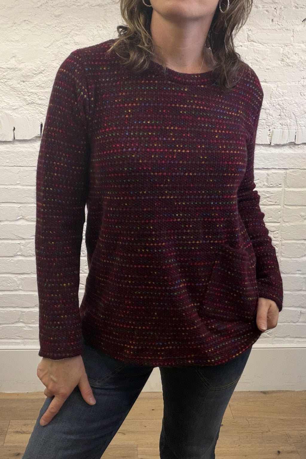 Fleck Top With Pocket