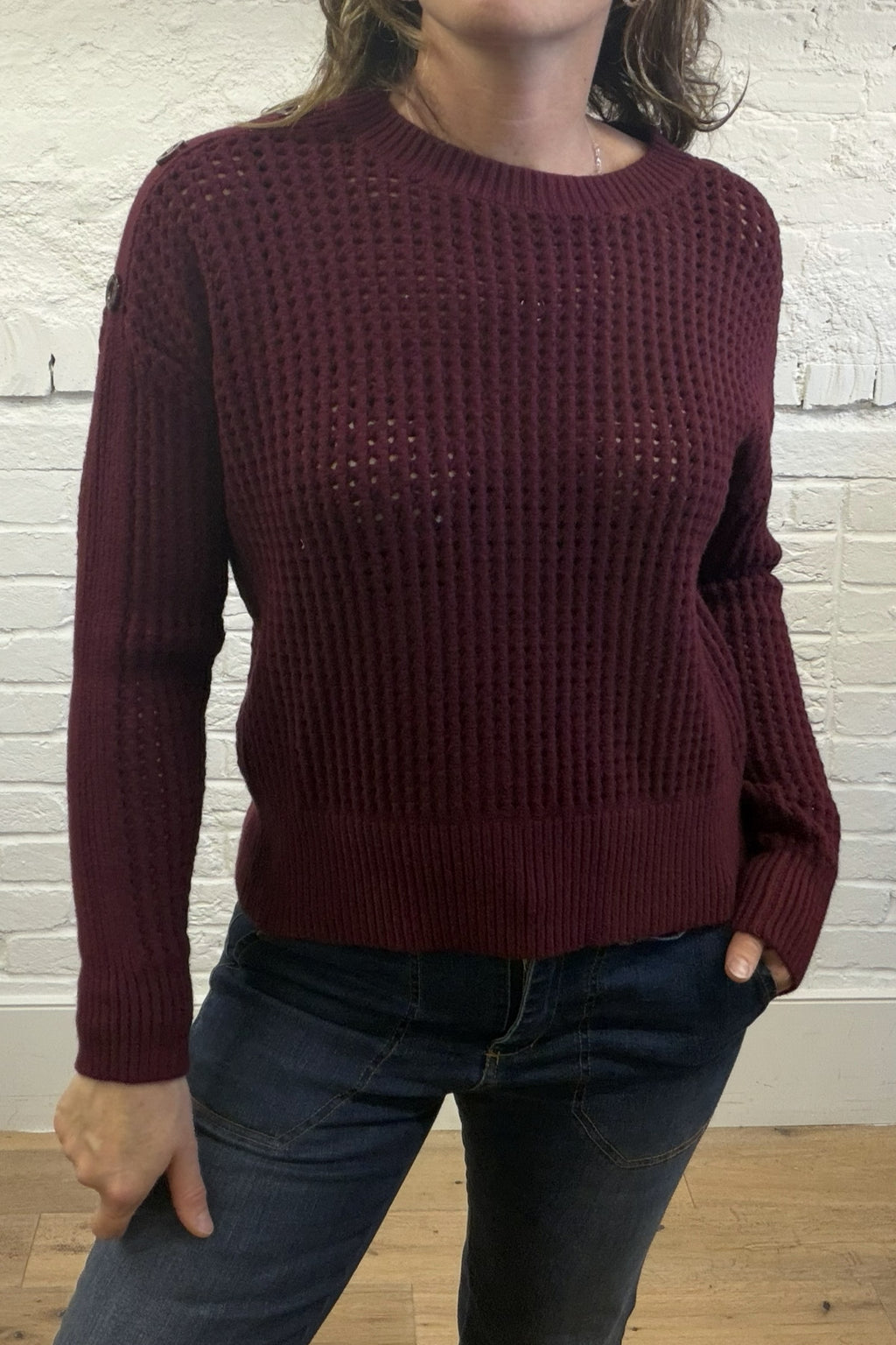Lorita Button Detail Knit Jumper