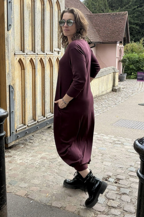 Carmela Banded Hem Jersey Dress