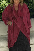 The Sakura Silk Trim Top