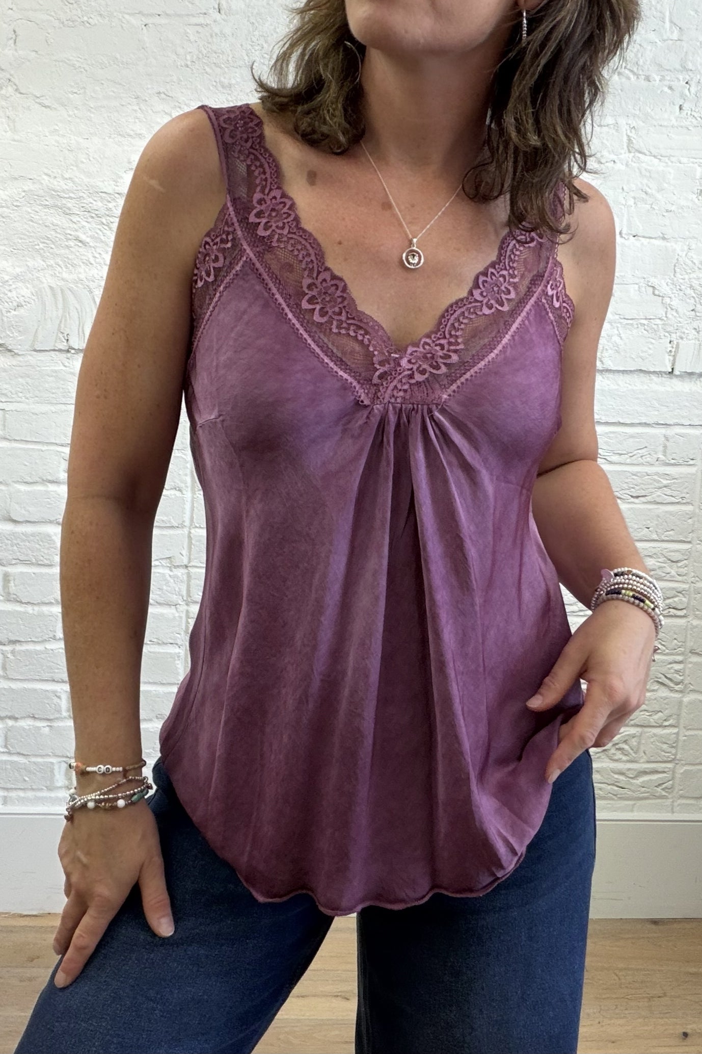The Reese Lace Trim Cami