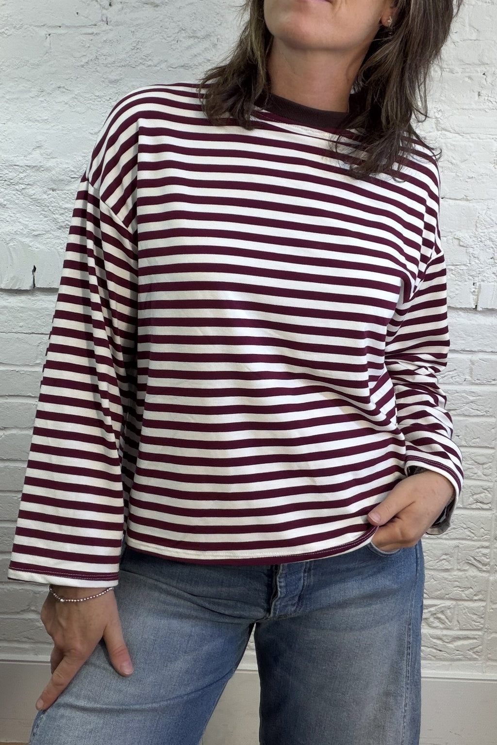 The Octavia Stripe Top