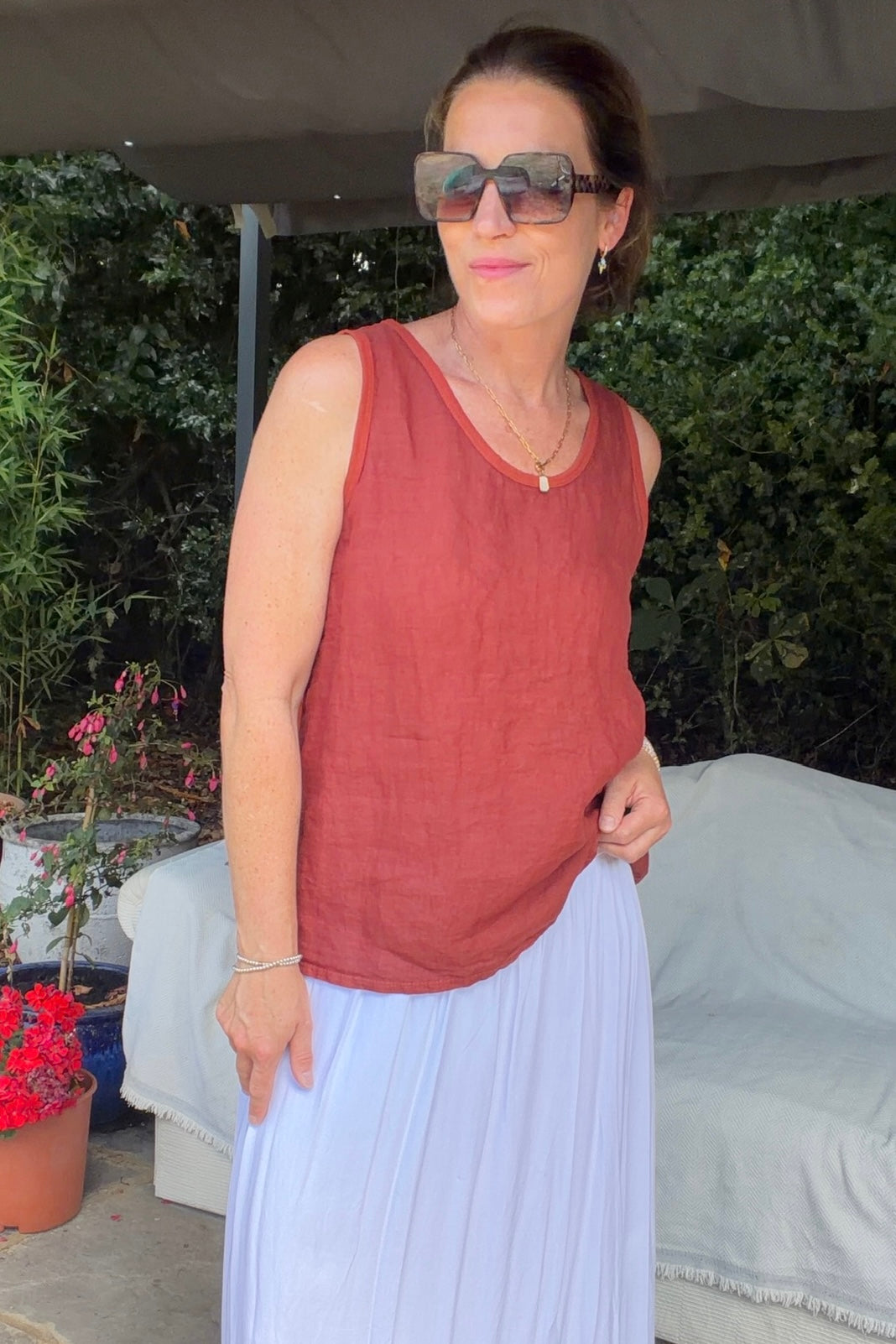 Josette Linen Top