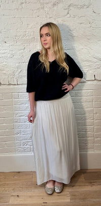 Silk Overlay Skirt (OS 8-16)