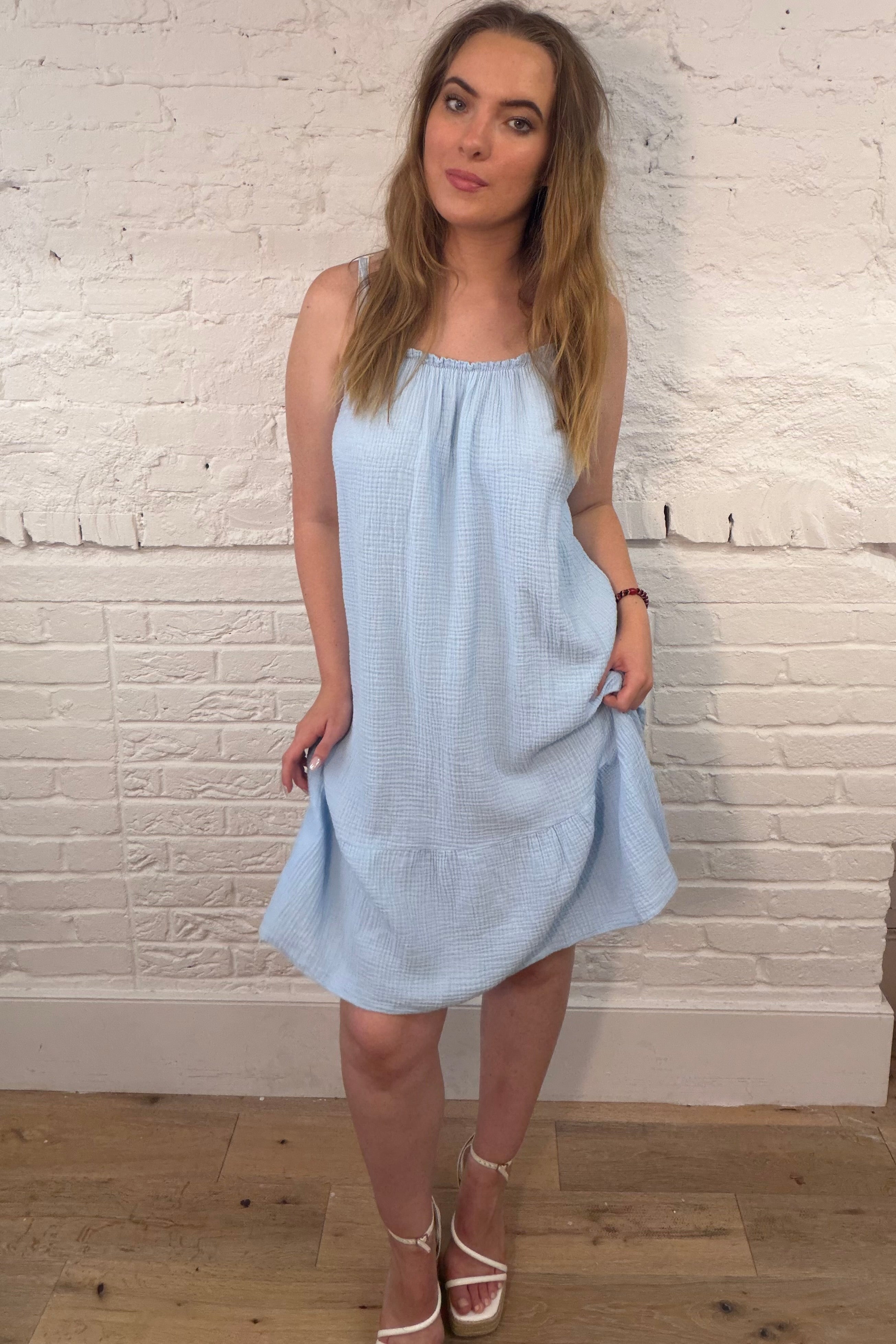 Dolly Cotton Swing Dress