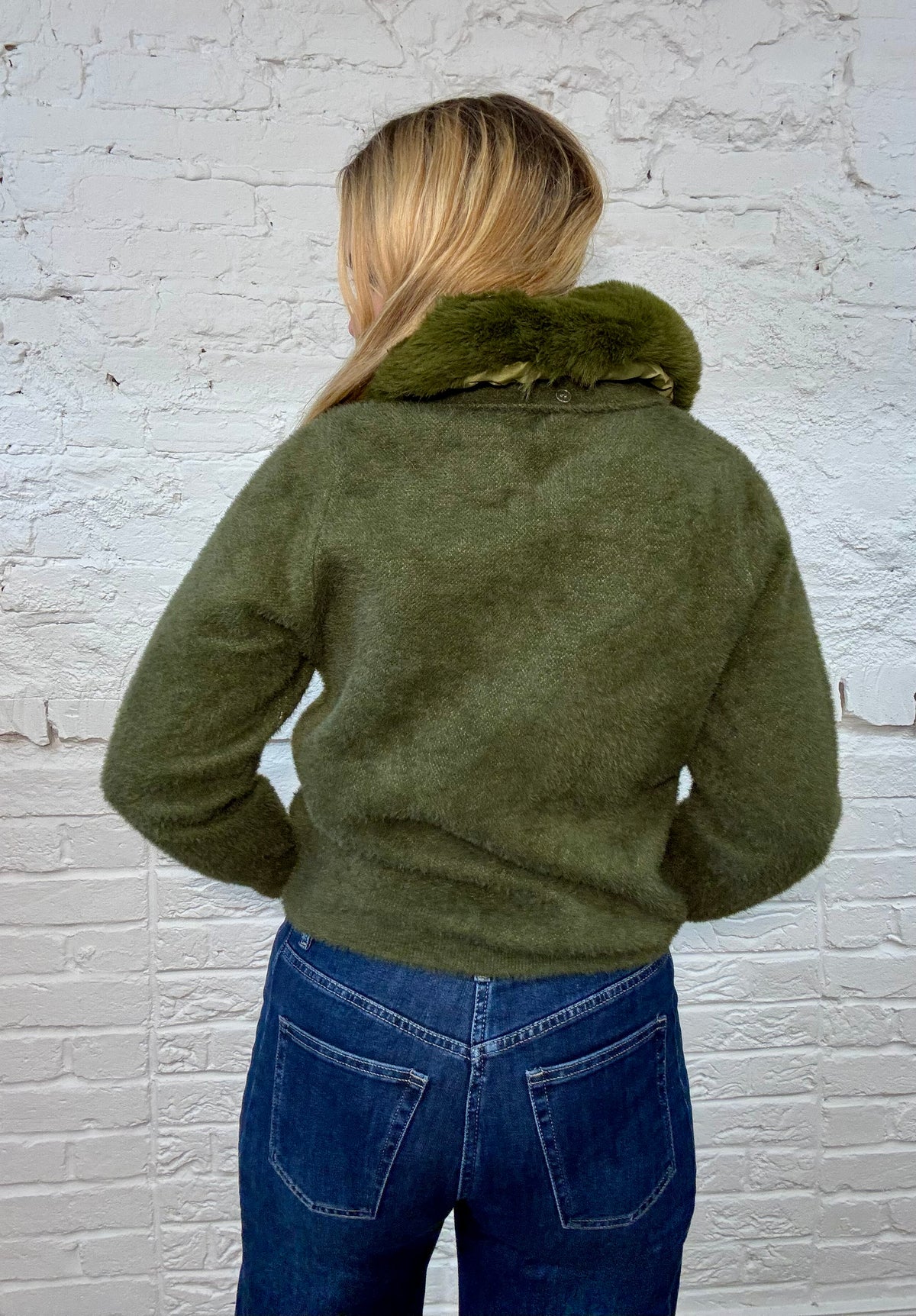 Delilah Luxe Fur Collar Jacket