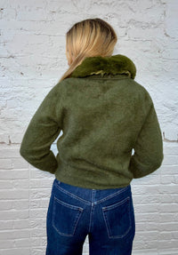 Delilah Luxe Fur Collar Jacket