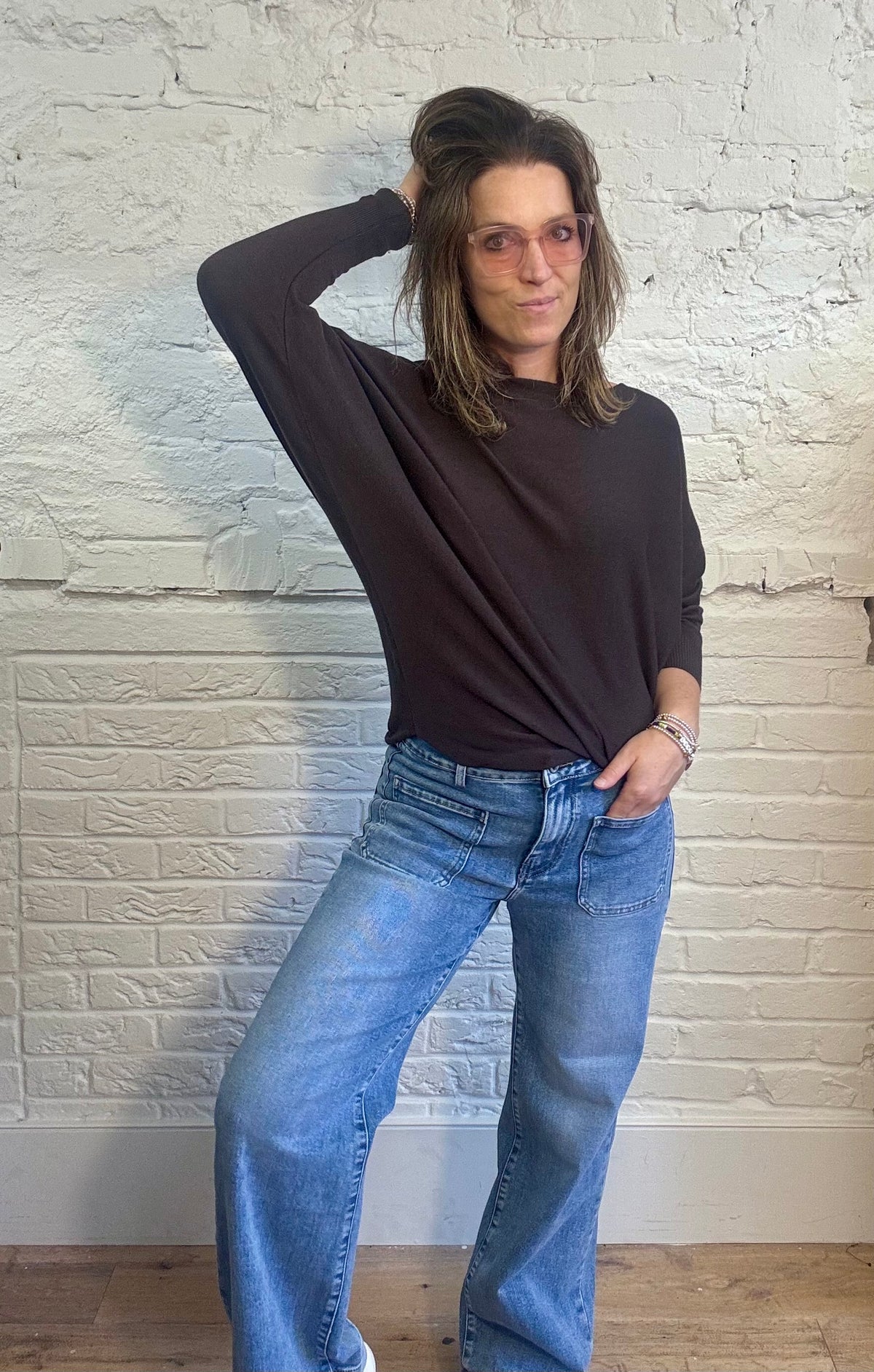 Penelope Pearl Back Jumper