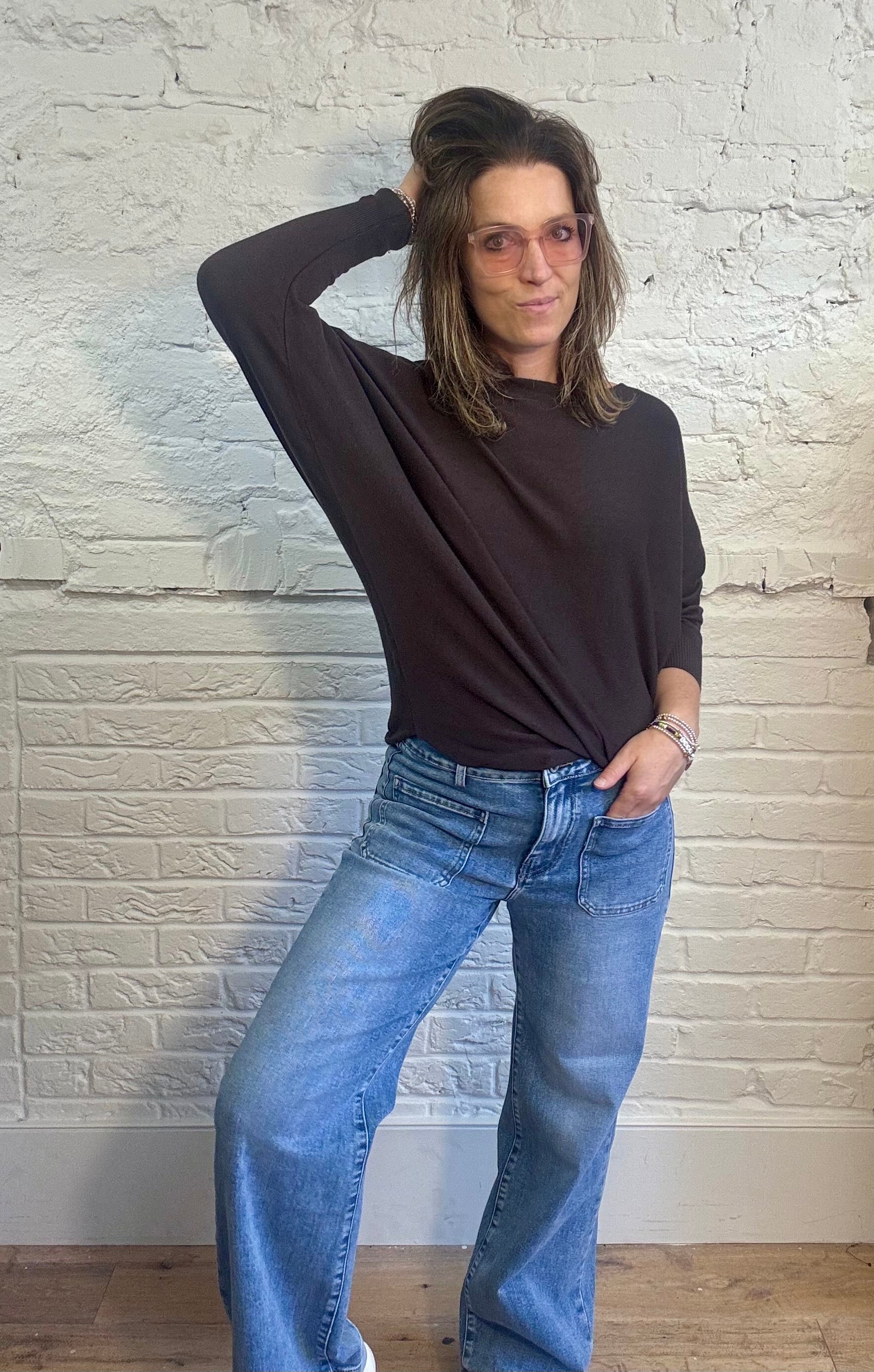 Penelope Pearl Back Jumper