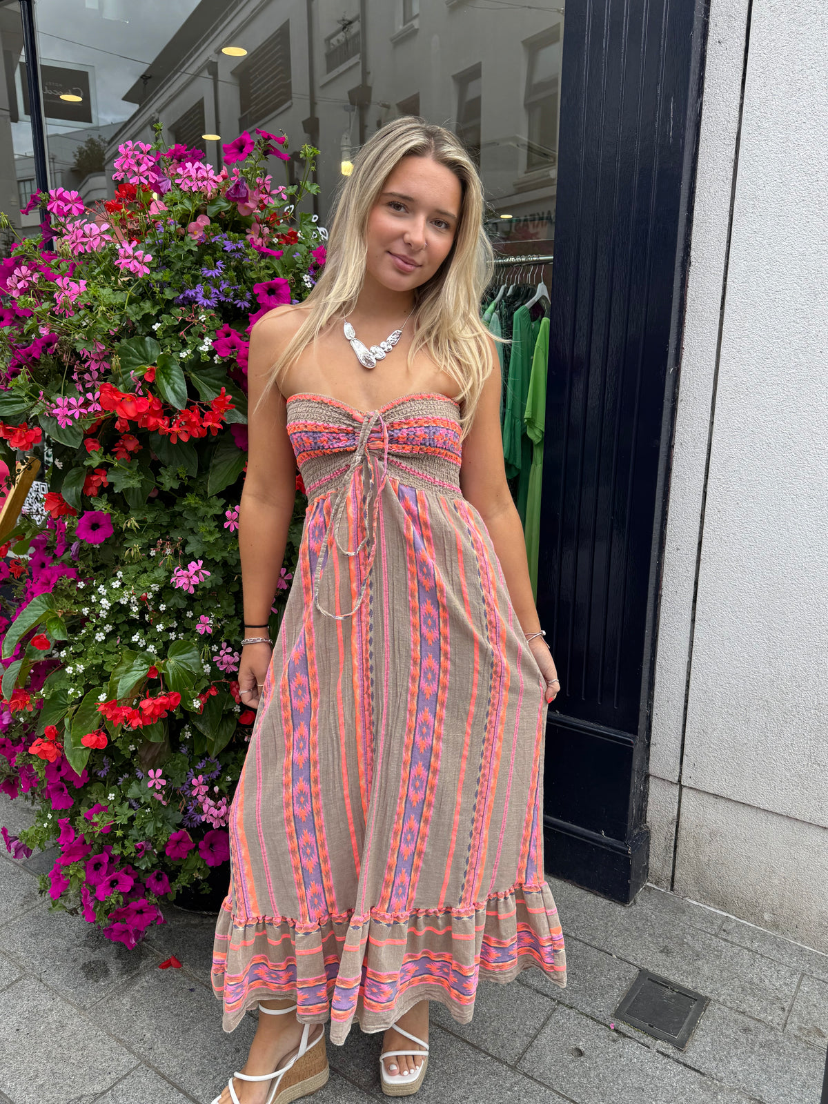 Horizon Strapless Dress