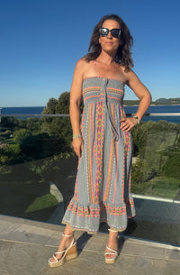 Horizon Strapless Dress